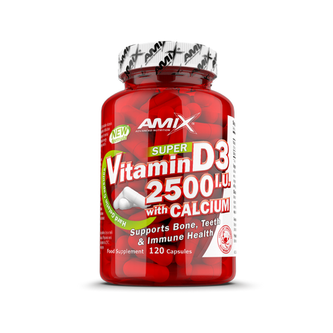 VITAMIN D3 2500 IU WITH CALCIUM 120 CAPS