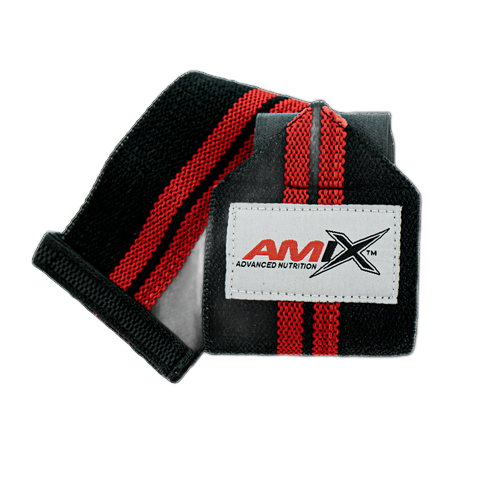 MUÑEQUERA AMIX Color Negro-Rojo
